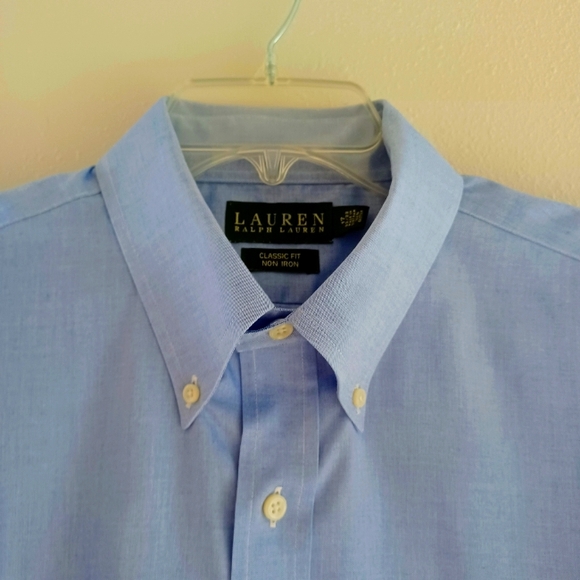 LAUREN RALPH LAUREN Men's Classic Fit Shirt, size 17/32-33 - Picture 6 of 12